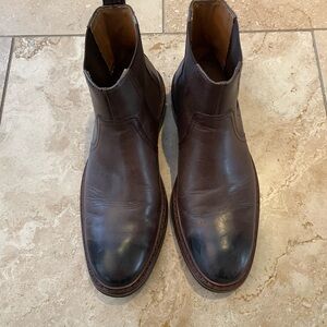 Cole Haan Dark Brown Leather Ankle Boots
